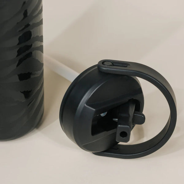 Lizzard Printed Flask 530Ml - Zebra