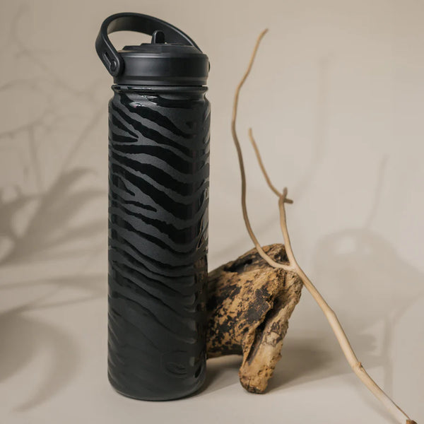 Lizzard Printed Flask 530Ml - Zebra