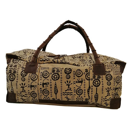 Mathlari Weekender Bag - Stone Canvas