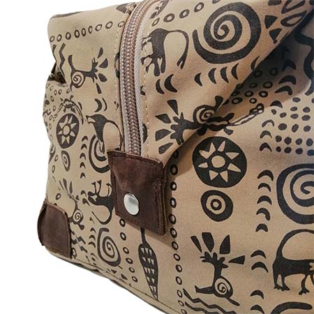 Mathlari Weekender Bag - Stone Canvas