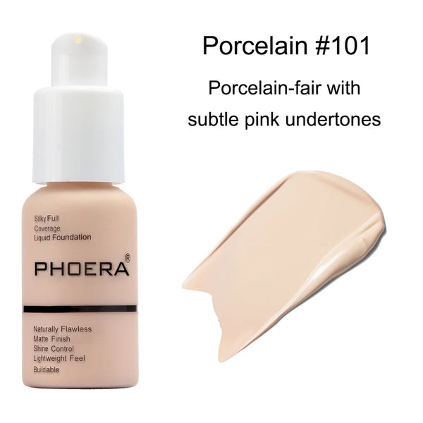 Phoera Full Coverage Liquid Foundation