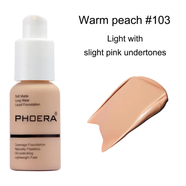 Phoera Full Coverage Liquid Foundation