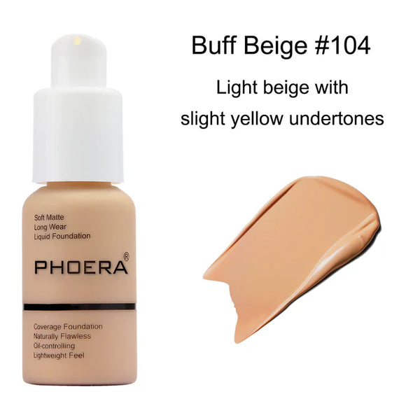 Phoera Full Coverage Liquid Foundation