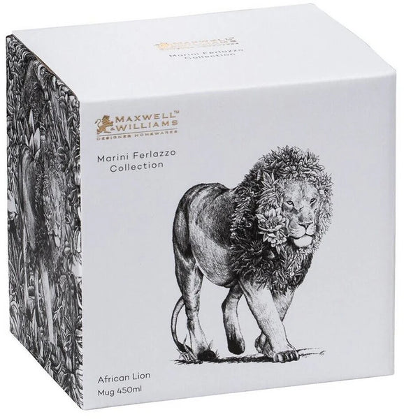 Maxwell & Williams Marini Ferlazzo Mug 450ml - Tall Lion