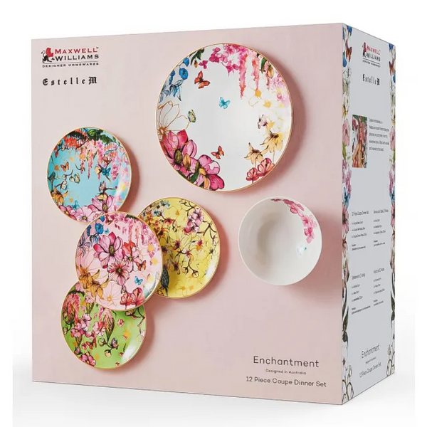 Maxwell & Williams Estelle Michaelides Enchantment Coupe Dinner Set 12 Piece