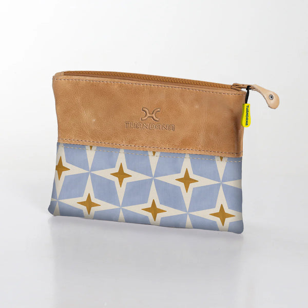 Thandana Laminated Pouch with Leather
