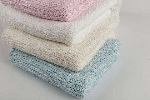 Cotton Cellular Baby Blanket