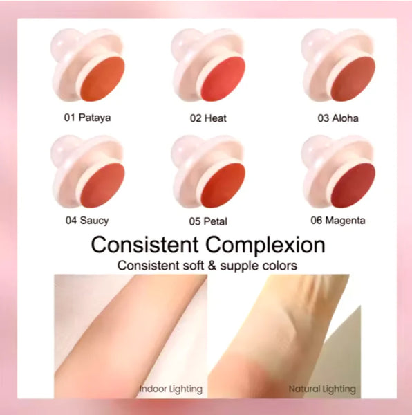 Phoera Cream To Powder Canned Blush Mud