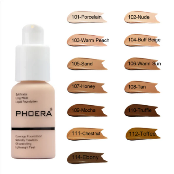 Phoera Full Coverage Liquid Foundation