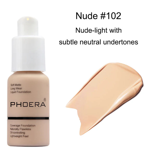 Phoera Full Coverage Liquid Foundation