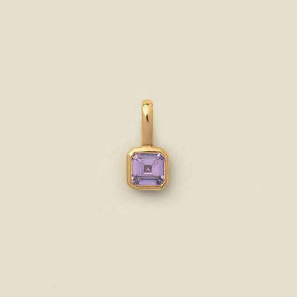 Gold Birthstone Gem Charms