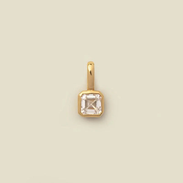 Gold Birthstone Gem Charms