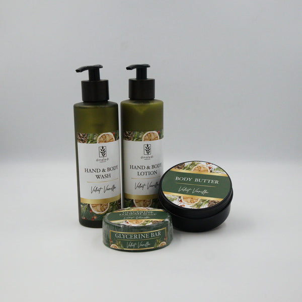 Dinaledi Christmas Wooden Gift Box - Vanilla Velvet