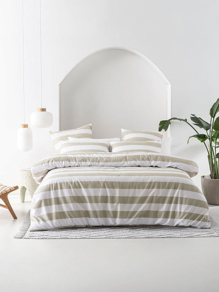 Linen House Syndey Stone Duvet Cover Set