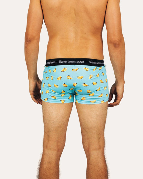 Men’s Boxer Briefs - Bananas on Blue