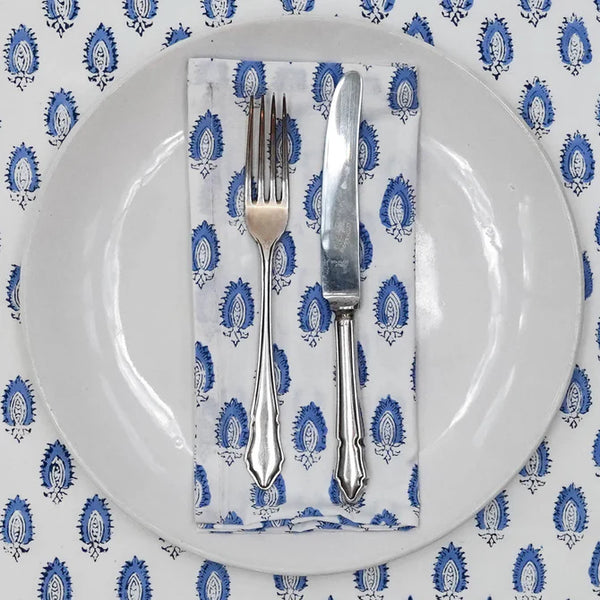 India Ink Napkin Set - New Fullard Blue