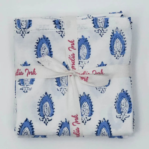 India Ink Napkin Set - New Fullard Blue