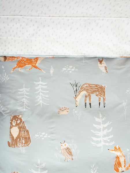 Winter Woods Duvet Cover Set