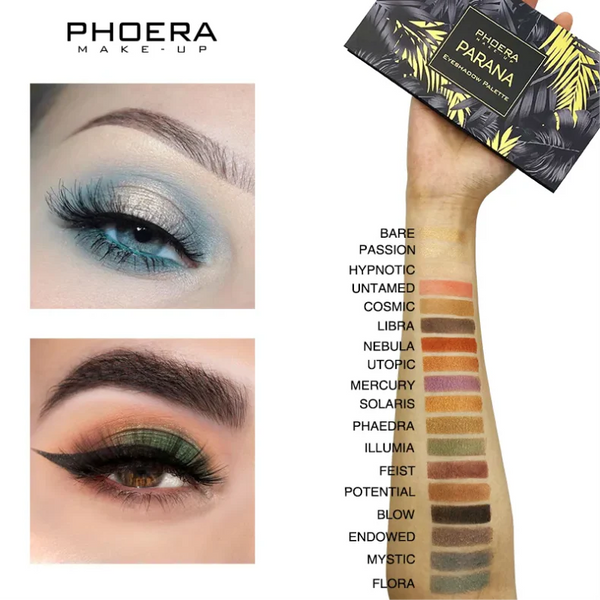 Phoera 18-Shade Eyeshadow Palette