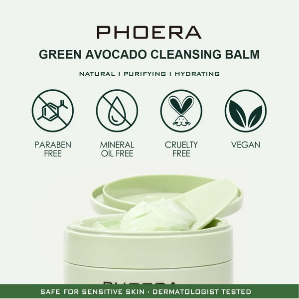 Phoera Green Avocado Cleansing Balm 80g