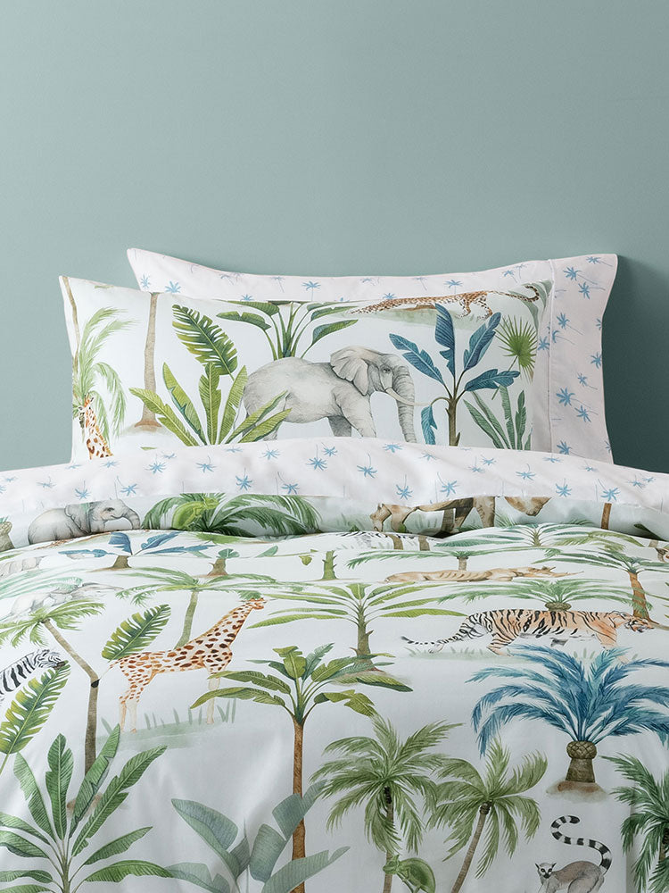 Linen House Jungle Oasis Duvet Cover Set