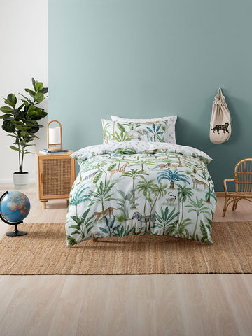 Linen House Jungle Oasis Duvet Cover Set