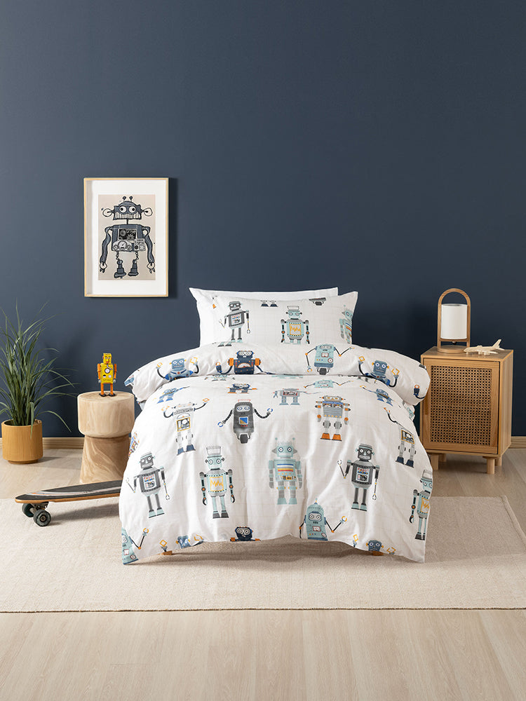 Linen House Retro Robot Duvet Cover Set