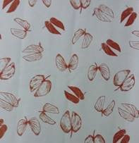 Mopane Leaves Natural Cotton Linen