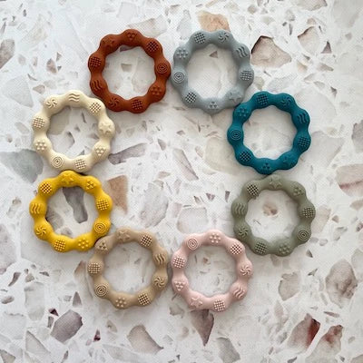 Tiger Lily Silicone Ring Teether