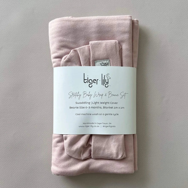 Swaddle & Beanie Set