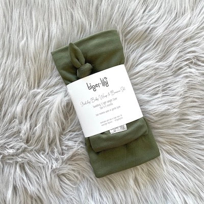 Swaddle & Beanie Set