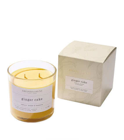 Amanda-Jayne Scented Candle Double Wicked - Ginger Cake