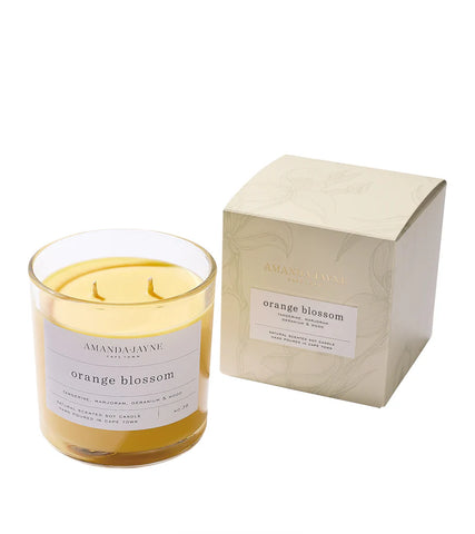 Amanda-Jayne Scented Candle Double Wicked - Orange Blossom