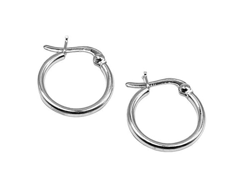 Silver Creole Hook 1.5x15mm