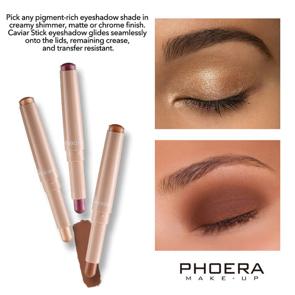 Phoera Multi-use Eye & Lip Crayon Glitter Eyeshadow