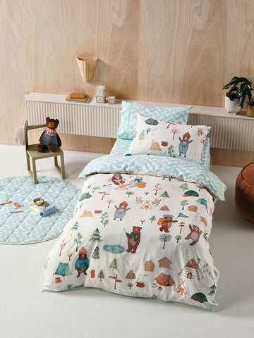 Linen House Camping Bears Duvet Cover Set