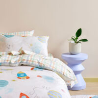 Linen House Space Discovery Organic Cotton Duvet Cover Set