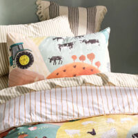Sunset Harvest Organic Duvet Cover Set