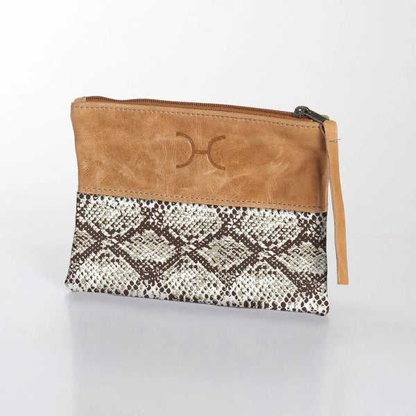 Thandana Laminated Pouch with Leather