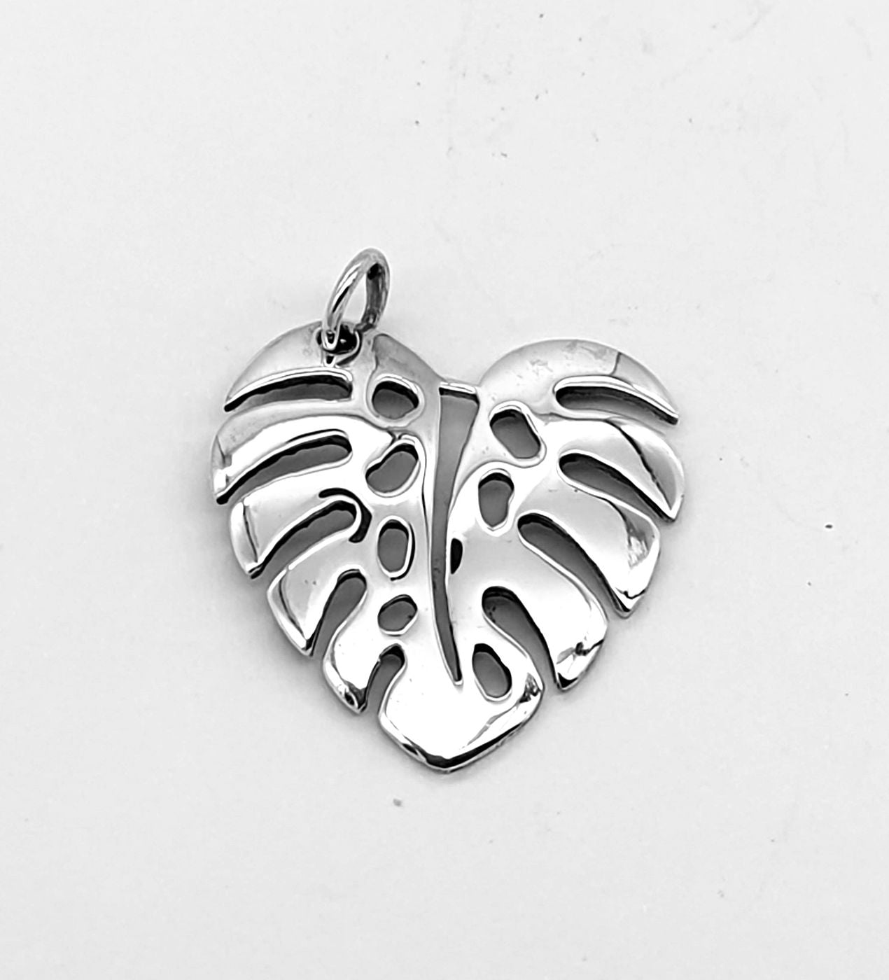 Monstera Leaf Pendant