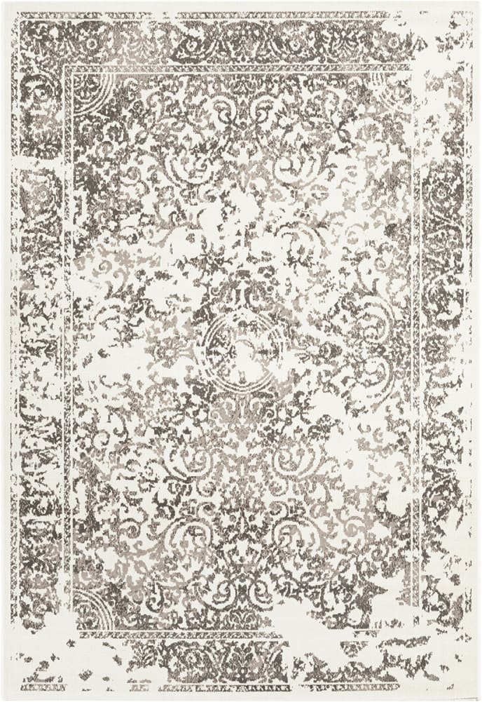 Vintage Flower Design Rug - Blue Willow Tree