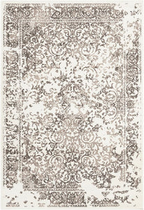 Vintage Flower Design Rug - Blue Willow Tree