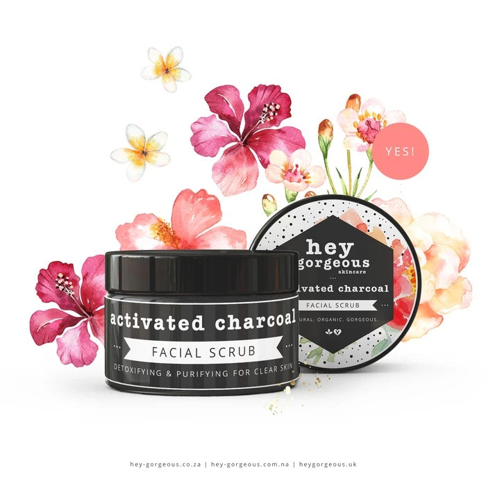 Activated Charcoal Detoxifying & Soothing Facial Scrub