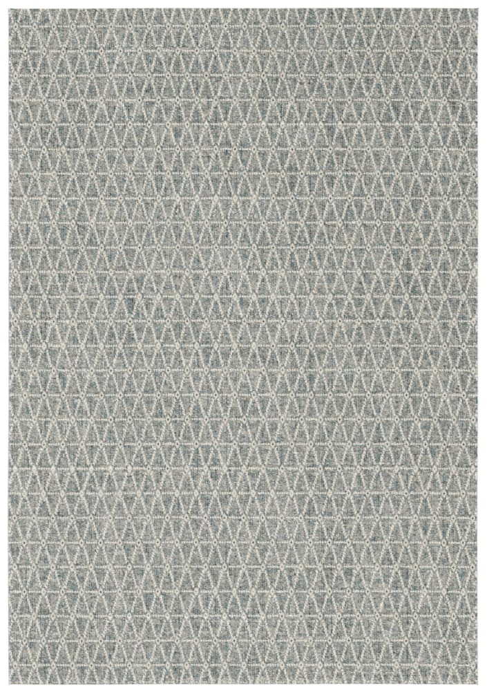 Antique Trend Triangle Rug - Blue Willow Tree