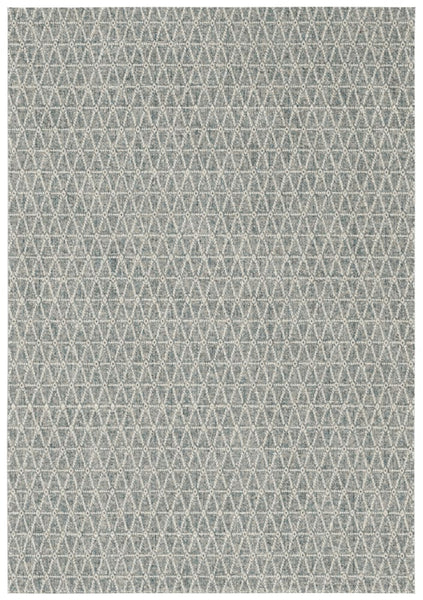 Antique Trend Triangle Rug - Blue Willow Tree