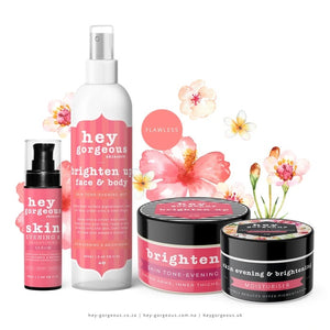 The Ultimate Hey Gorgeous Skin Evening & Brightening Skincare Kit