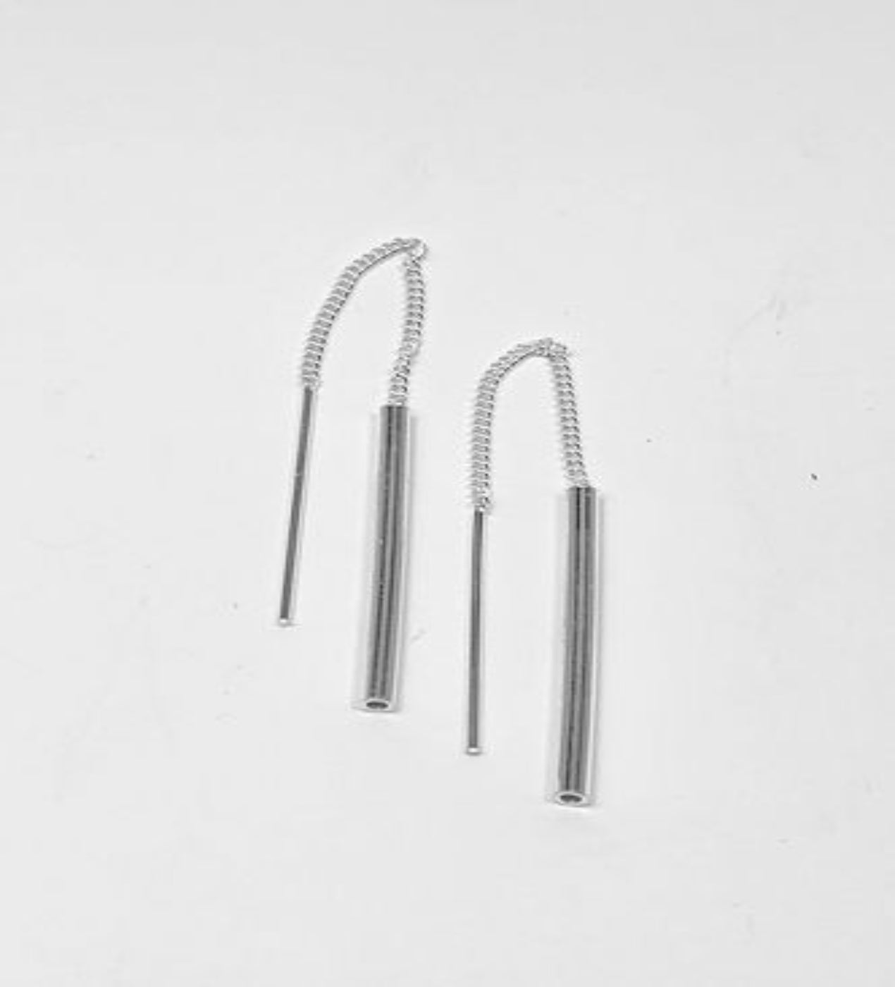 Chain Bar Hanging Earrings