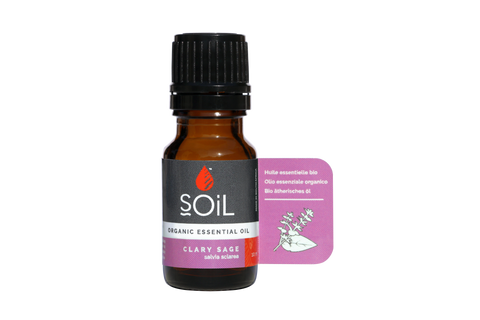 SOil Organic Essential Oil - Clary Sage Oil (Salvia Sclarea) 10ml