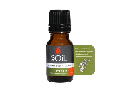 SOil Organic Essential Oil - Cypress Oil (Cupressus Sempervirens) 10ml