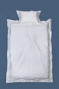 Elegant Baby Cot Duvet Cover 400TC - Blue Willow Tree